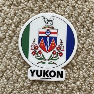 Yukon Territory Canada Sticker Wilderness Flag Parks Project Souvenir